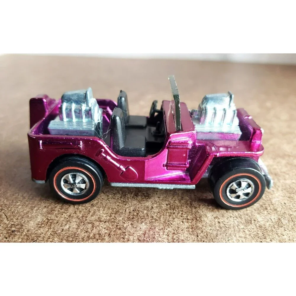 VTG 1971 Hot Wheel GRASS HOPPER Spectraflame Magenta ZAMAC 1:64 REDLINE 6461 USA